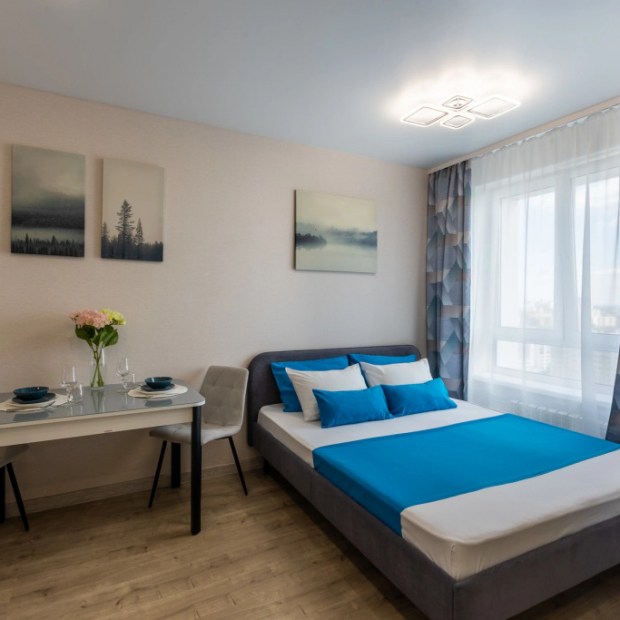 Фотографии квартиры 
            Апартаменты Сутки Уфа на Кустарной 19 45