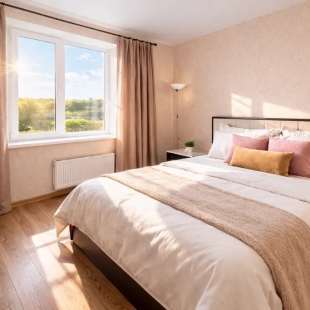 Фотография квартиры Квартира просторная светлая 2-комнатная (60 м²) с современным ремонтом