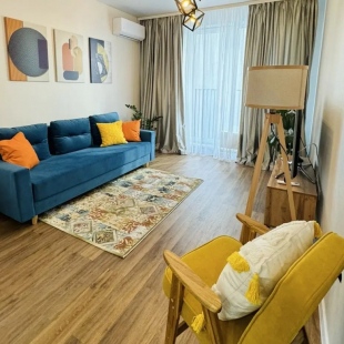 Фотография квартиры Апартаменты Добрый дом в центре Уфы с видом на реку Белая