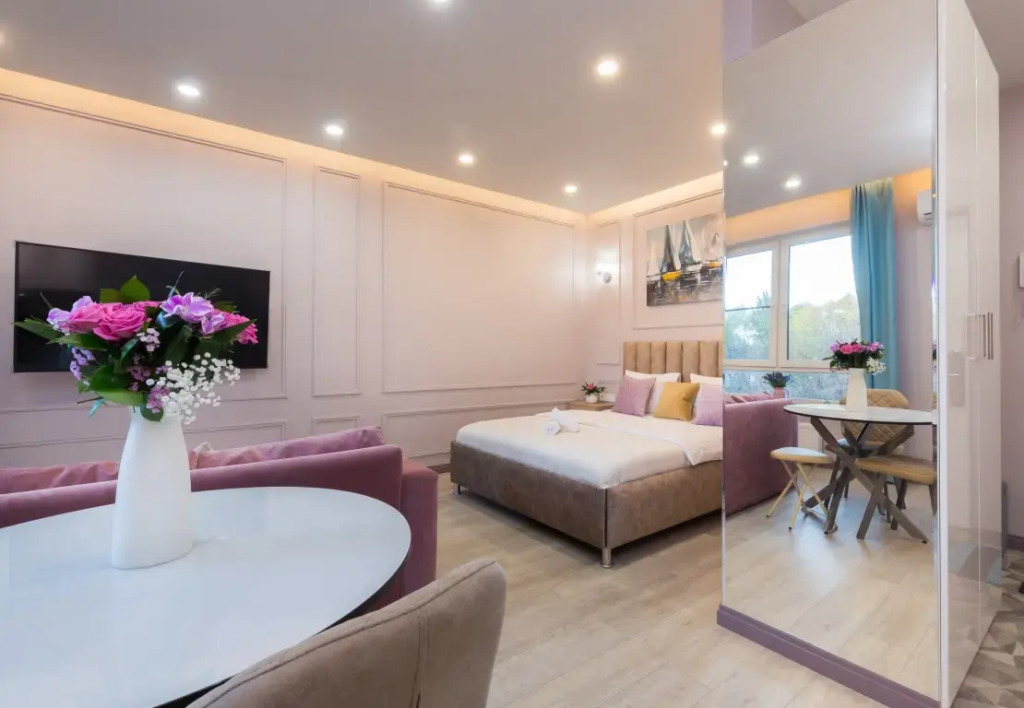 Фотография квартиры Апартамент «Лиловое Настроение» на Марьиной роще