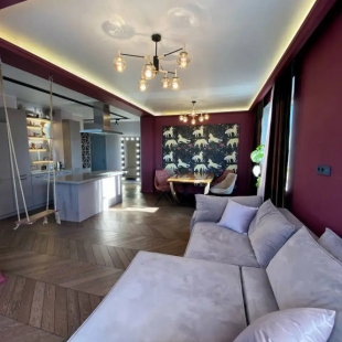 Фотография квартиры Апартаменты TopRooms: Квартира с Качелями и Джакузи