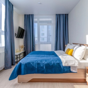 Фотография квартиры Апартаменты Stepanenkov с Угловой Спальней и Видом на Город на Фрунзе 31