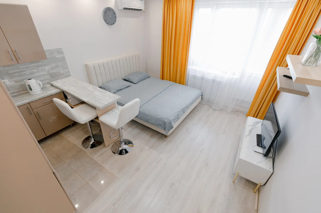 Фотография квартиры Квартира Красивая Нежная Студия со Всеми Удобствами