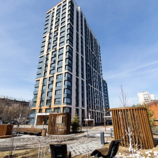 Фотография квартиры Квартира с красивым видом на город ЖК Уникум Новаторов 8а