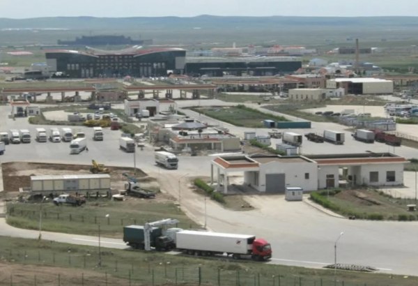 Фотография транспортного узла Российский международный автомобильный пункт пропуска