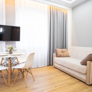 Фотография квартиры Апартаменты Red Apartments Арт Лайт Миллер