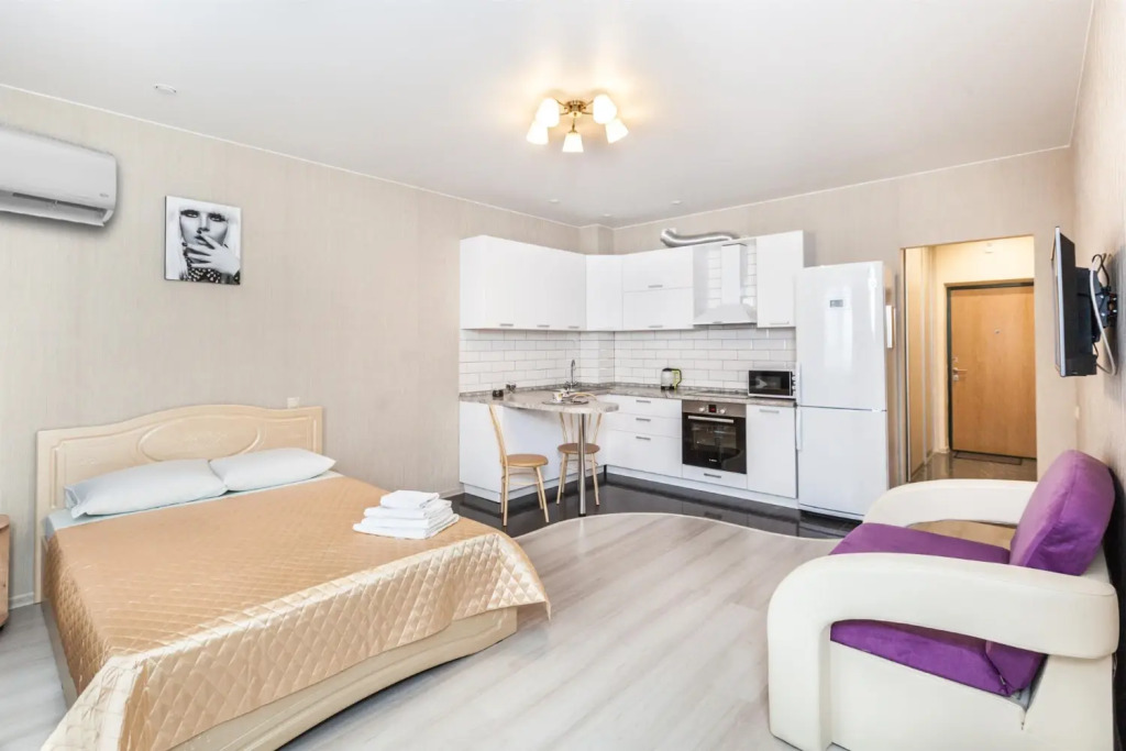 Фотография квартиры Апартаменты студия с кондиционером в новостройке