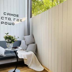 Фотография квартиры Апартаменты Pinterest с террасой для уютных вечеров, пр. Калинина 38 (3)