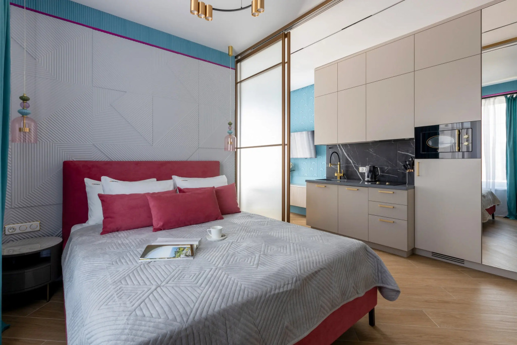 Фотография квартиры Апартаменты Арт Лайт Red Apartments Ансел