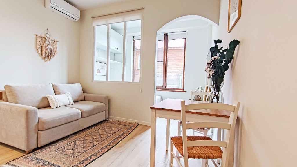 Фотография квартиры Апартаменты студия в стиле бохо. Спальная часть. Центре Красной Поляны на Турчинского, 73 Жить в Горах