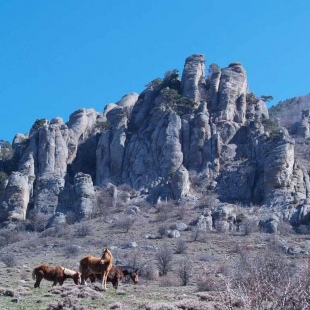 Фотография достопримечательности Гора Демерджи - Долина привидений