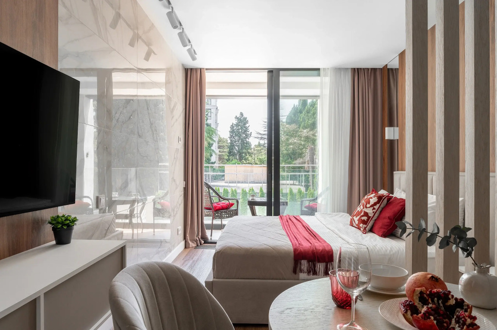 Фотография квартиры Апартаменты с балконом Город Историй 126