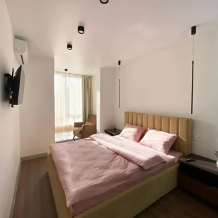 Фотография квартиры Апартаменты с кроватью и панорамными окнами, с 13 по 15 этаж