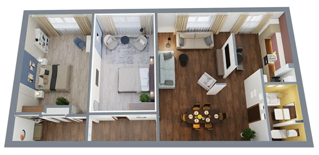 Фотография квартиры GMApartments (ДжиЭмАпартментс) на улице 1-я Миусская 24/22 стр4