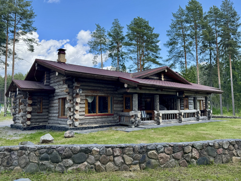 Фотография Коттеджа Коттедж Карелия Медвежка Улучшенный с Видом на Озеро