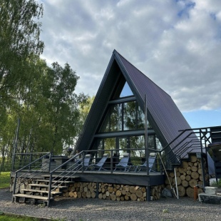 Фотография Коттеджа Частный дом Большой афрейм на Березовой