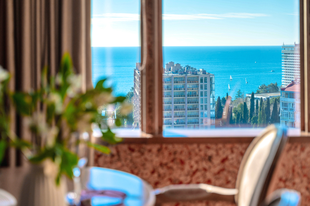 Фотография квартиры Апартаменты Orange Apart ЖК Московия с видом на море