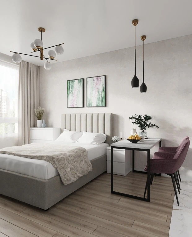 Фотография квартиры Апартаменты Студия Делюкс с Видом на Город Dom Smile