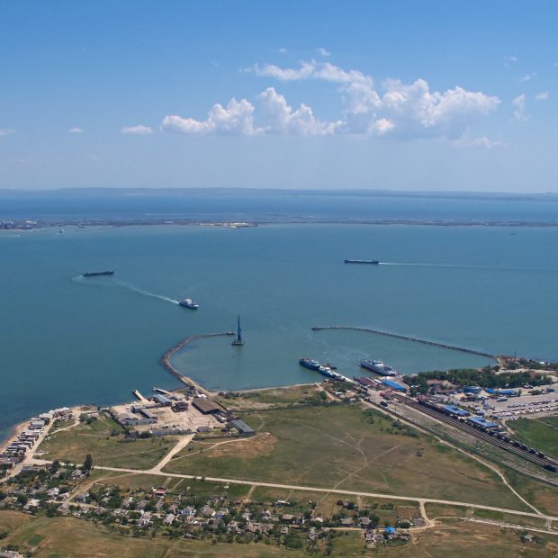 Фотография транспортного узла Керченская паромная переправа