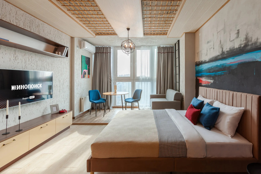 Фотография квартиры Апартаменты RentPlaza в центре в ЖК Арго на Ново-Садовой 201Б