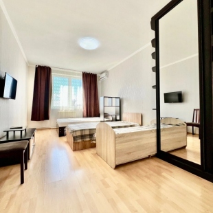 Фотография квартиры Квартира по типу Евро 2 с кондиционером и детской кроваткой у Аэропорта