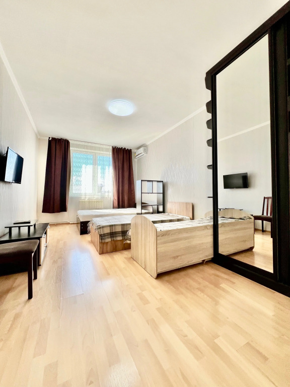 Фотография квартиры Квартира по типу Евро 2 с кондиционером и детской кроваткой у Аэропорта