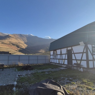 Фотография Коттеджа Частный дом с камином в горах