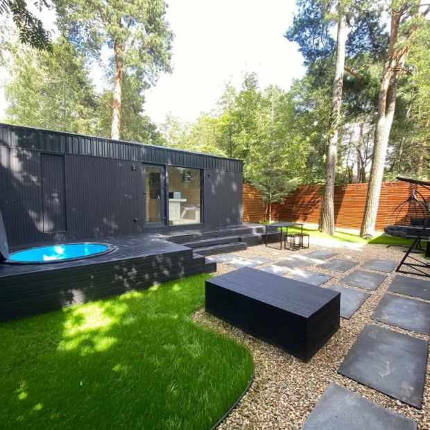 Фотографии Коттеджа 
            Частный дом Домик для Отдыха Вдвоем, с Сауной, Купелью, Мангалом и дизайнерской территорией