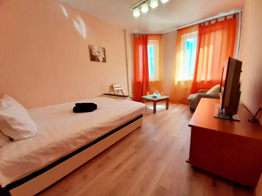 Фотография квартиры Апартаменты 1-комнатные с балконом на двенадцатом этаже