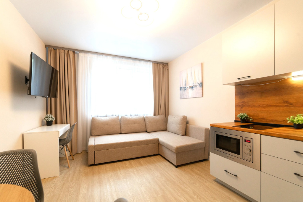 Фотография квартиры Апартаменты СВЕЖО! Luxe - Комфортные Дизайн Апартаменты В Центре (5 этаж)