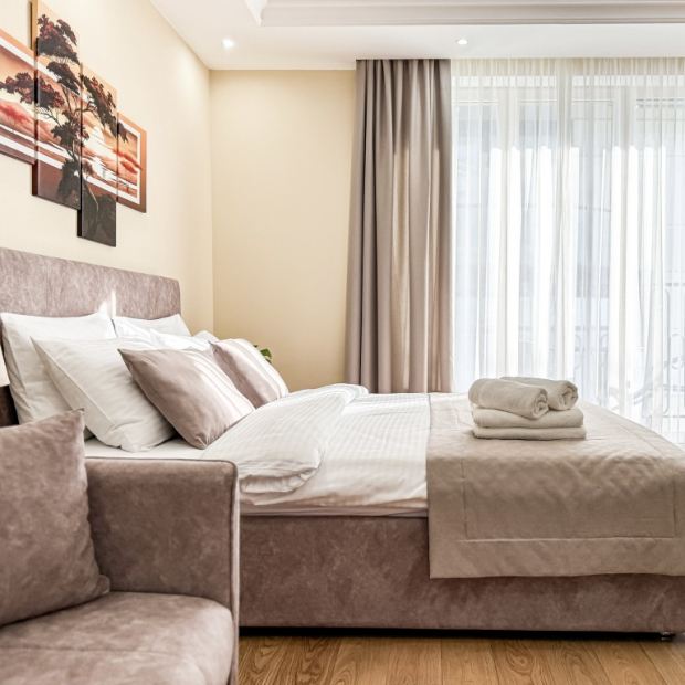 Фотографии квартиры 
            Апартаменты Монако 24 ЖК "Граф Толстой" 626