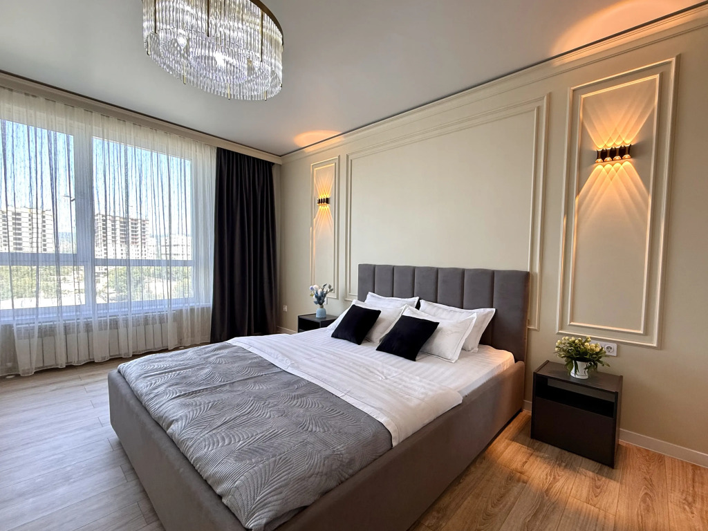 Фотография квартиры Квартира Просторная Райымбек 13-53 питьевая вода подарок