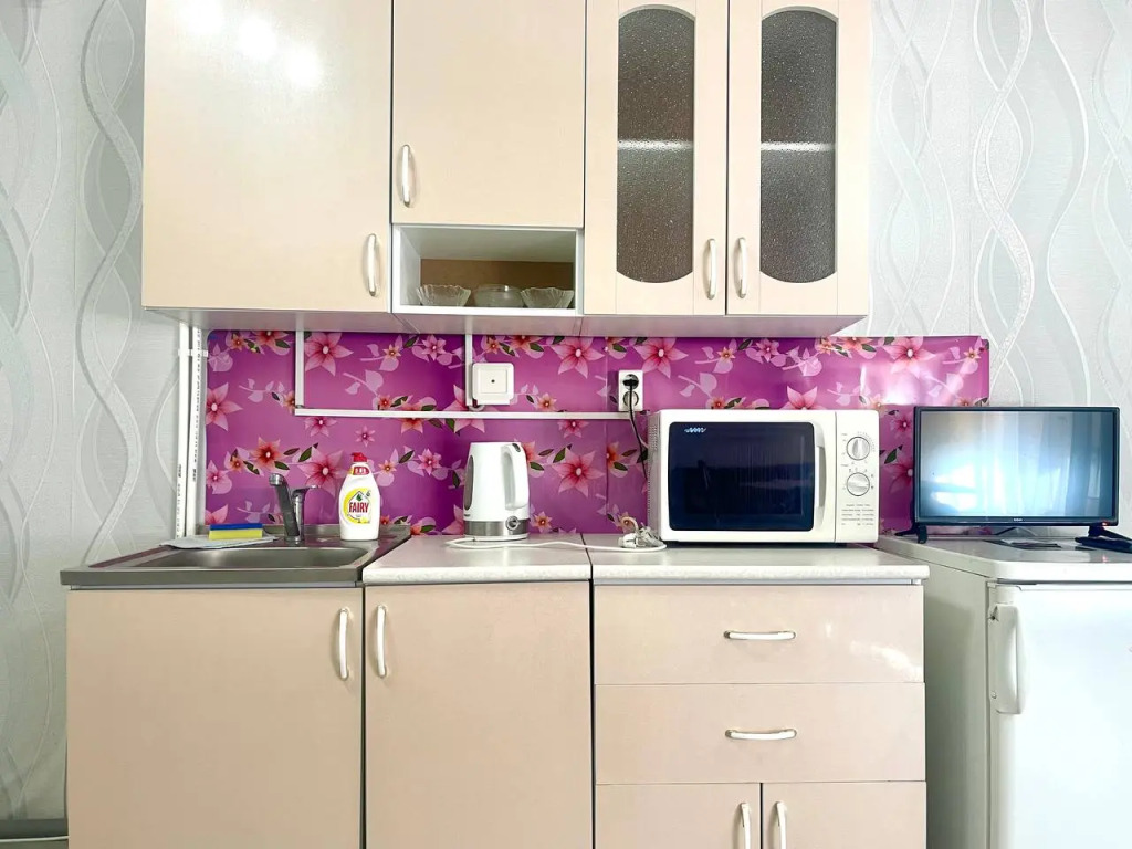 Фотография квартиры Апартаменты с кухней-гостиной и отдельной спальней (3 односпальные кровати, можно сдвинуть в двуспальные)