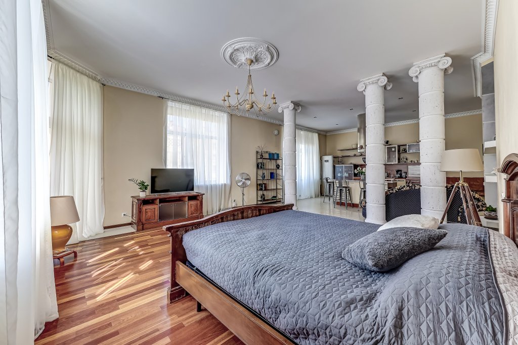 Фотография квартиры Апартаменты солнечная студия с круглым балконом