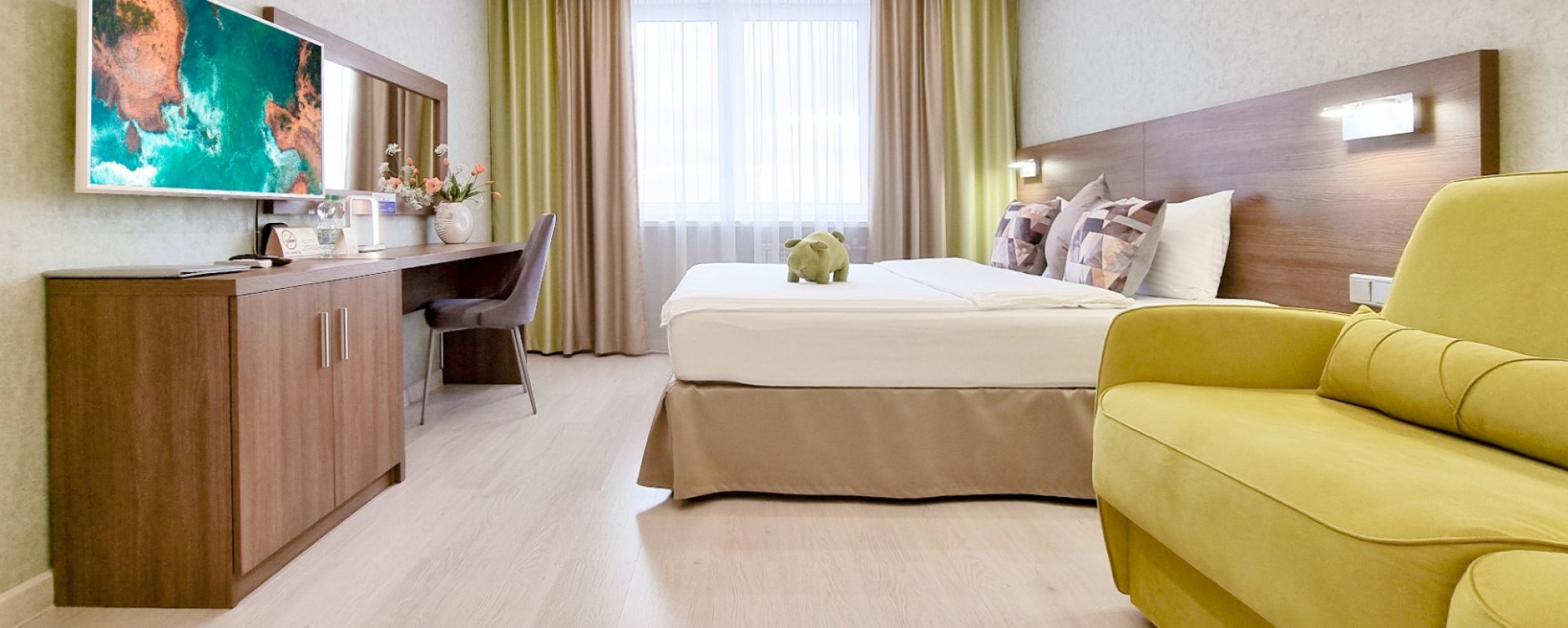 Фотографии апарт отеля VLADRESORT: апартаменты Taneevo Park DeLuxe с панорамным видом на город, высокий этаж!