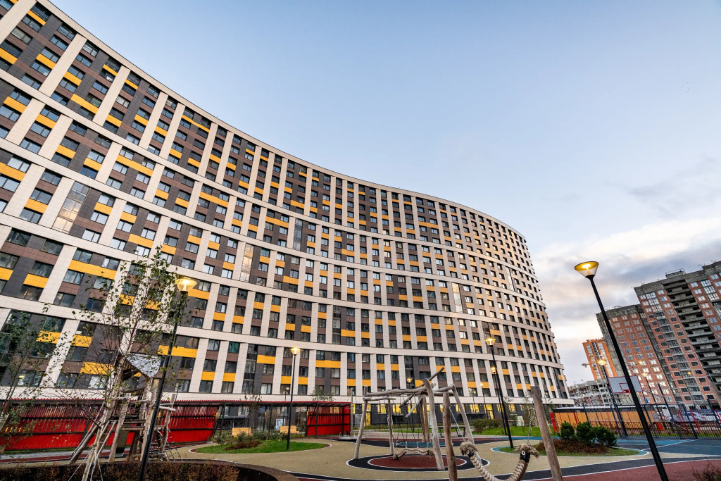 Фотография квартиры Апартаменты Globalstay Новая Студия с Дизайнерским Ремонтом ЖК Авиатор 15 Мин Пешком до Метро Девяткино