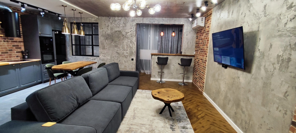 Фотография квартиры Квартира видовая в новостройке в стиле лофт