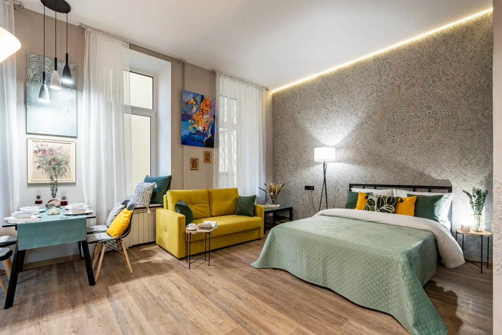Фотография квартиры Апартаменты Sergeew Apartments студия на набережной Фонтанки
