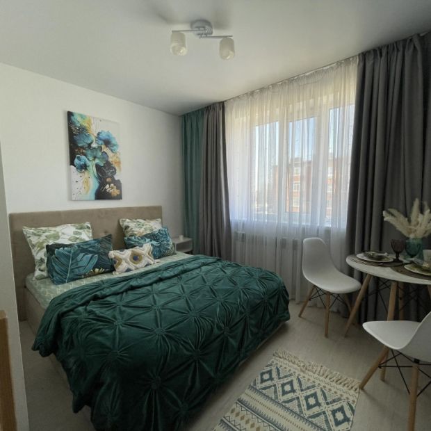 Фотографии квартиры 
            Квартира Уютная студия в новом доме Ленинградская 9В