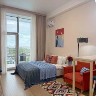 Фотография квартиры Апартаменты Акваделюкс у моря, с бассейном, СПА, пляжем N1036b