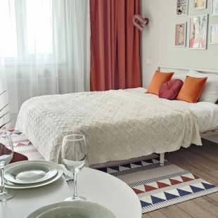 Фотография квартиры Квартира Современная студия с видом на лес