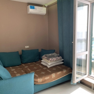 Фотография квартиры Квартира Уютная с Кафе и Магазинами в Доме, 5 Минут Трасса