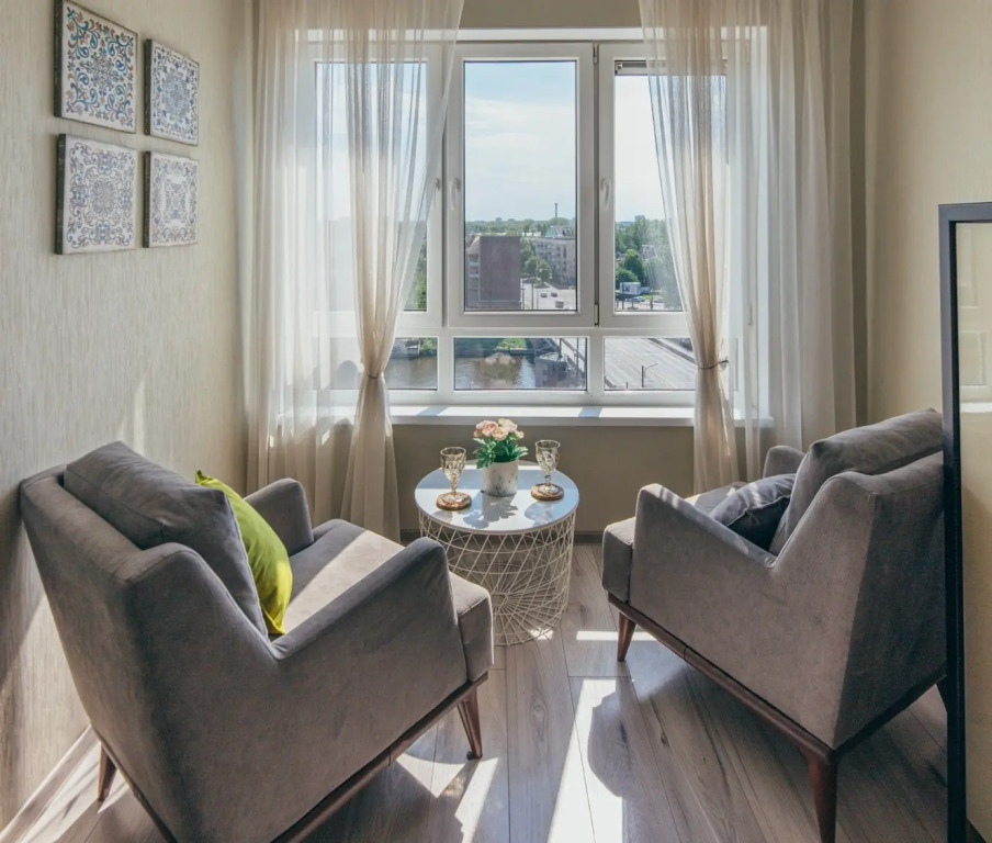 Фотография квартиры Апартаменты на Рыбной Деревне с Панорамным Видом в Новом доме