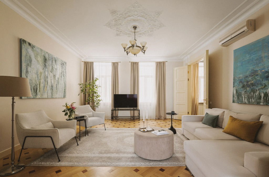 Фотография квартиры Апартаменты Minin Apartments у Эрмитажа 130 кв.м.