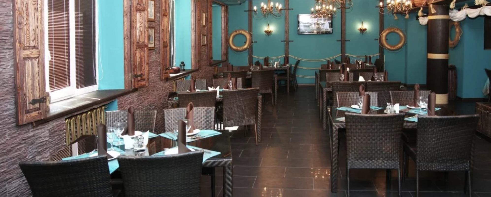 Фотографии банкетного зала Зал ресторана Фрегат