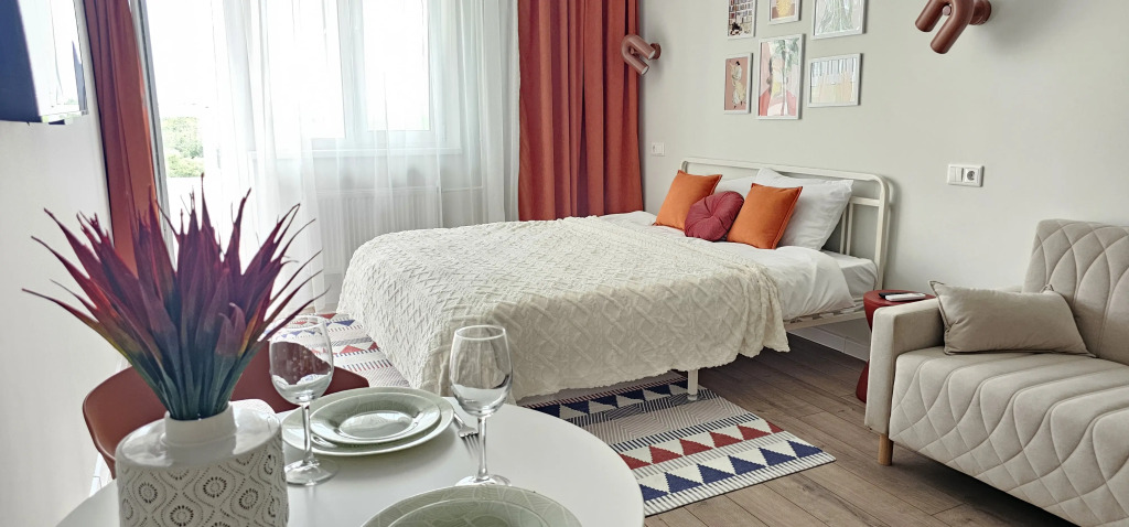 Фотография квартиры Квартира Современная студия с видом на лес