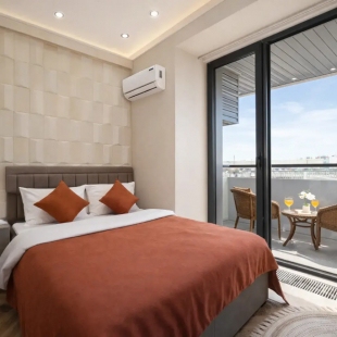 Фотография квартиры Апартаменты Дизайнерская студия с видом на Ташкент сити