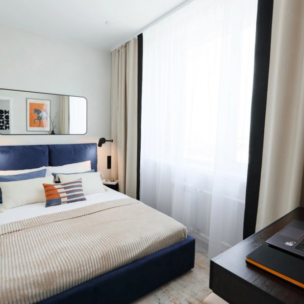 Фотографии квартиры 
            Апартаменты Двухкомнатные Люкс в IQ Aparts