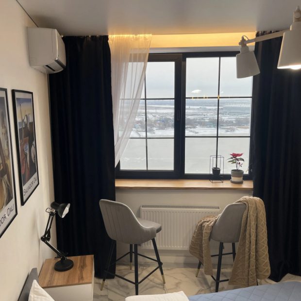 Фотографии квартиры 
            Апартаменты Авторские с проектором ЖК Державинский с видом на Дон