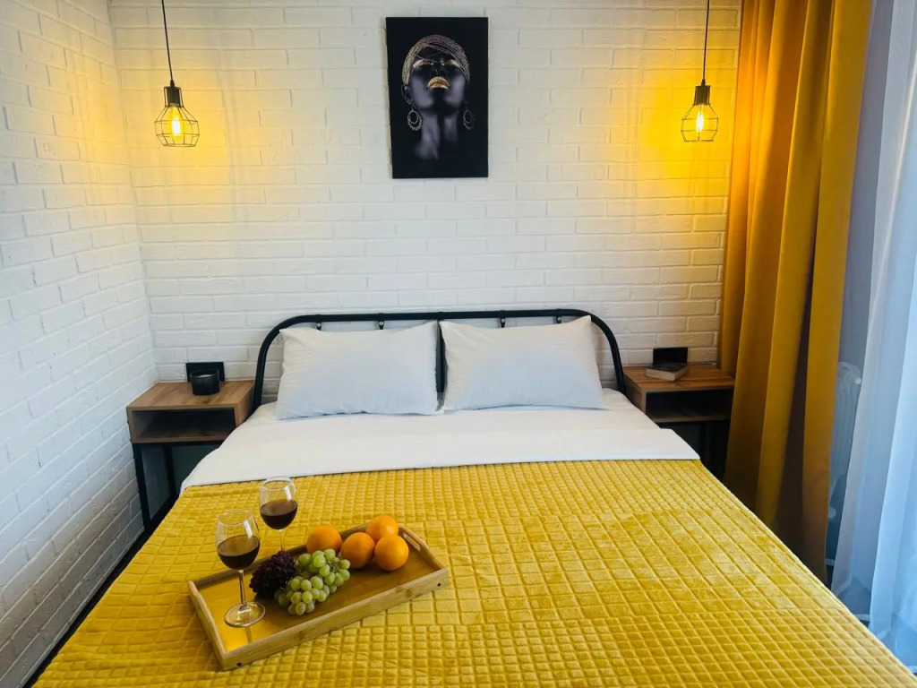 Фотография квартиры Квартира Современная 1 комнатная, 4 спальных места